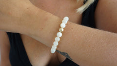Large Mother of Pearl Beaded Bracelets