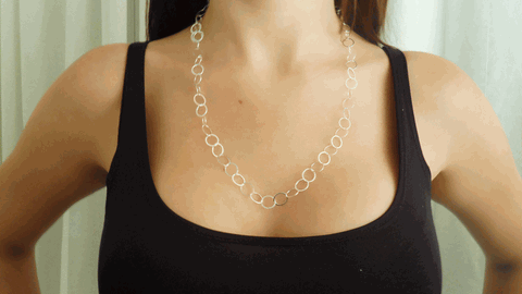 24" Sterling Silver Link Chain Necklace