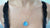 Cat's Eye on Gold Link Chain