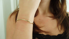 Small Gold Fill Cuff Bracelet