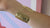 Large Gold Hammered Cuff