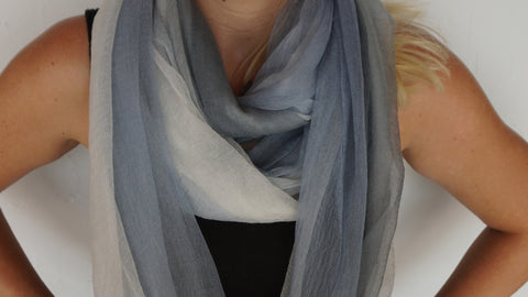 Blue Ombré Scarf