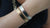 Yellow & Silver Wide Hammered Cuff Set