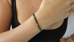 Emerald Jade Beaded Bracelet (Style 2)
