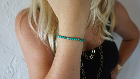 Turquoise Beaded Bracelet (Style 2)