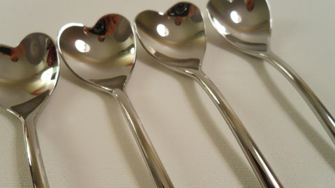 Heart Espresso Spoons "Il Café Alessi"